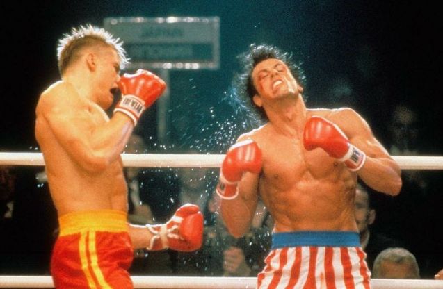 Dolph Lundgren : Foto Sylvester Stallone, Rocky IV