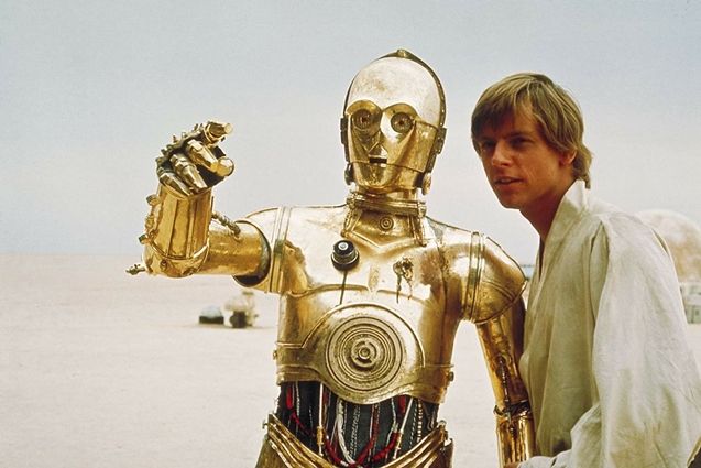 Star Wars: Episodio IV - Una nueva esperanza: foto, Anthony Daniels, Mark Hamill