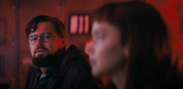 No mires hacia arriba: foto, Leonardo DiCaprio, Jennifer Lawrence