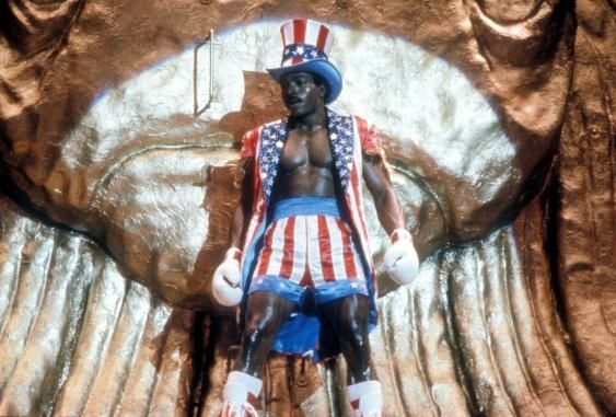 Rocky IV: foto del credo de apolo