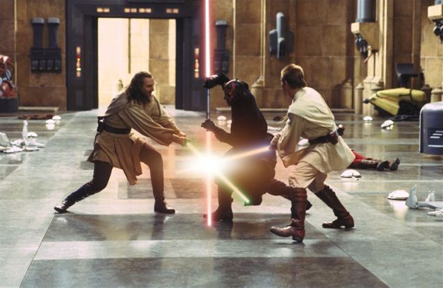 Star Wars Episodio I: La amenaza fantasma: foto, Liam Neeson, Ray Park