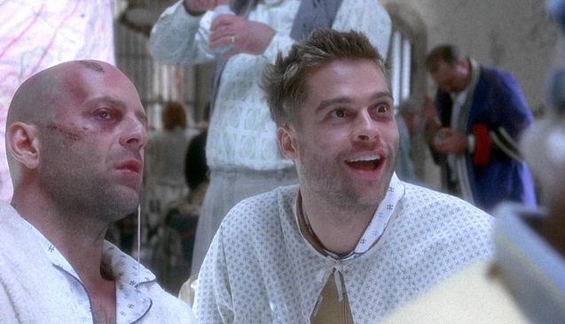 El ejército de los 12 monos : foto, Bruce Willis, Brad Pitt