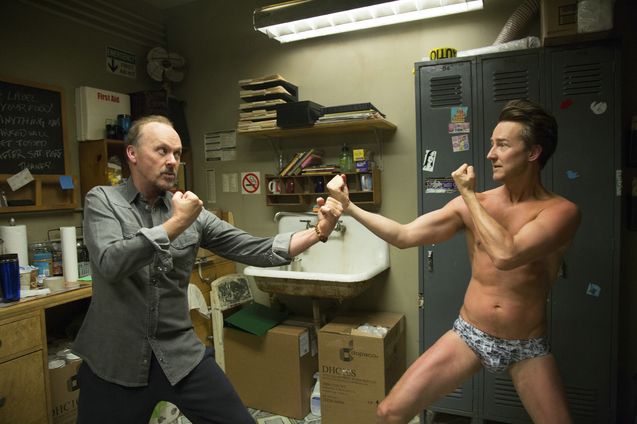 Hombre pájaro: foto, Michael Keaton, Edward Norton