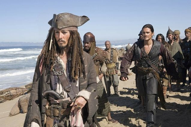 Piratas del Caribe: En el fin del mundo: Foto, Johnny Depp, Orlando Bloom