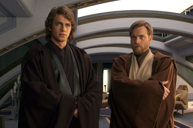 Star Wars Episodio III: La venganza de los Sith: Foto Ewan McGregor, Hayden Christensen