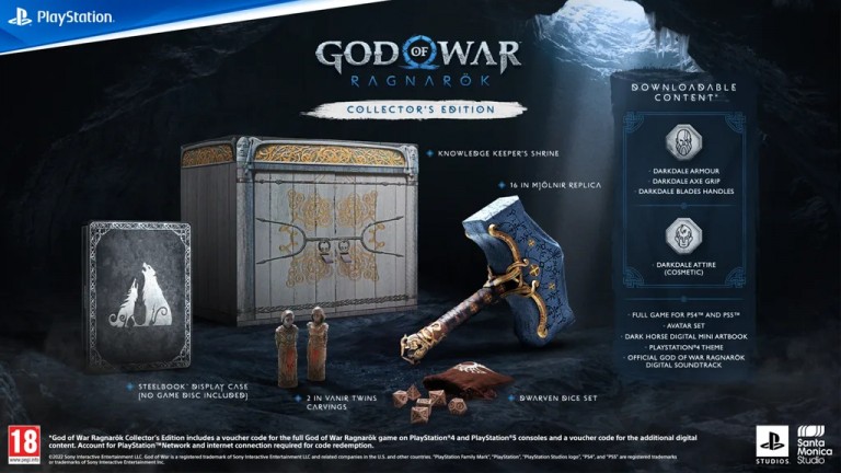 God of War Ragnarok: se desvela la magnífica edición de coleccionista y se detallan todas las ediciones del juego