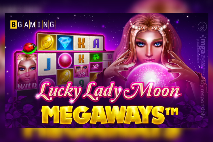 La tragaperras Lucky Lady Moon de BGaming se ha mejorado con la mecánica MEGAWAYS™ y emocionantes funciones
