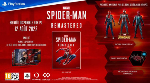 Spider-Man Remastered: El antiguo exclusivo de PS5 revela las especificaciones de PC