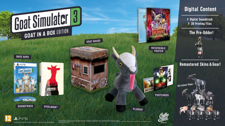 Goat Simulator 3: Fecha de lanzamiento, bonificaciones exclusivas, Edición Coleccionista... Todo sobre el juego más hilarante de 2022 