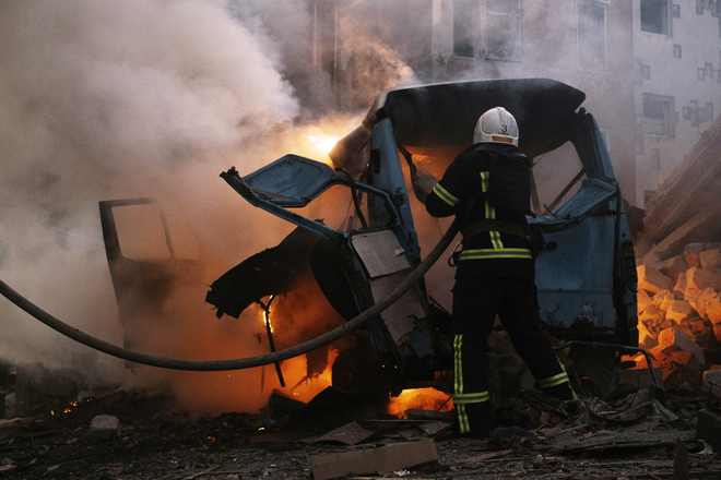 Guerra en Ucrania / Fuente de la foto: AP / Mediafax Photo