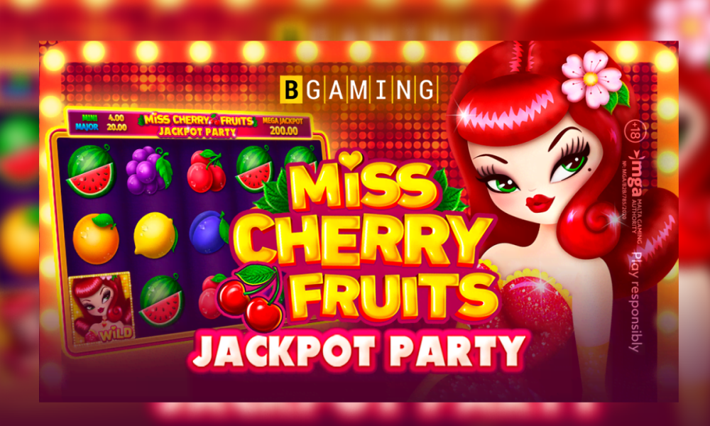 BGaming’s Miss Cherry Fruits da la bienvenida a los jugadores a una fiesta con bote