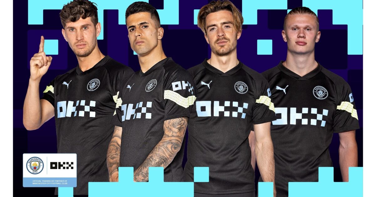 El Manchester City añade el logotipo de OKX a su equipamiento de entrenamiento El Manchester City añade el logotipo de OKX a su equipamiento de entrenamiento