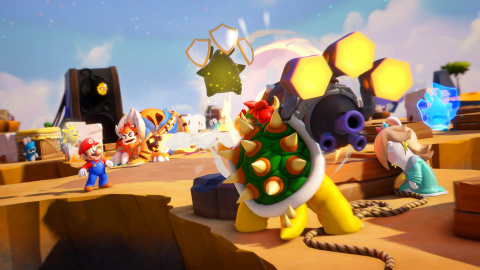 Mario + The Rabbids Sparks of Hope: 6 minutos de juego del título más alocado del año