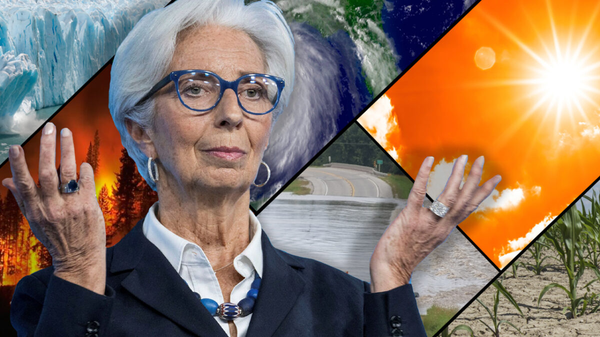 Christine Lagarde culpa al cambio climático de la inflación en Europa