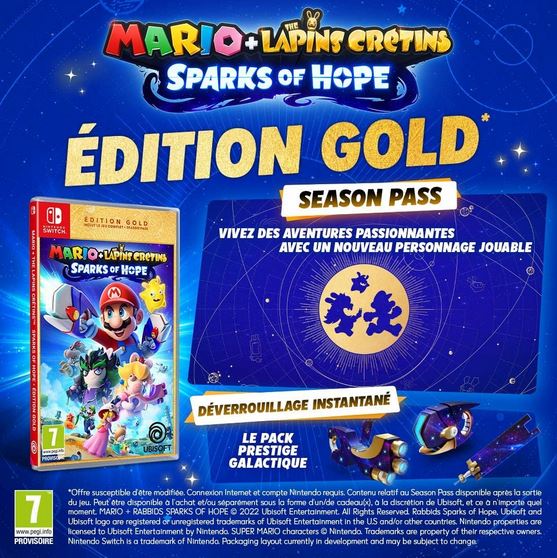 Mario + The Rabbids Sparks of Hope: Edición Oro, pase de temporada... Todos los detalles del exclusivo de Nintendo Switch