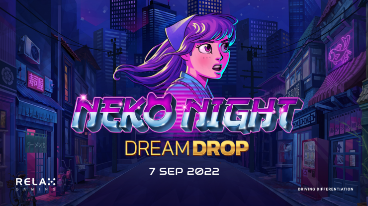 Prepárate para un juego perfecto en Relax's Neko Night Dream Drop