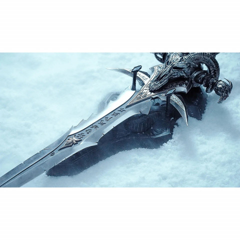 WoW WotLK Classic: conviértete en el Rey Exánime como Arthas con esta espada oficial de Frostmourne