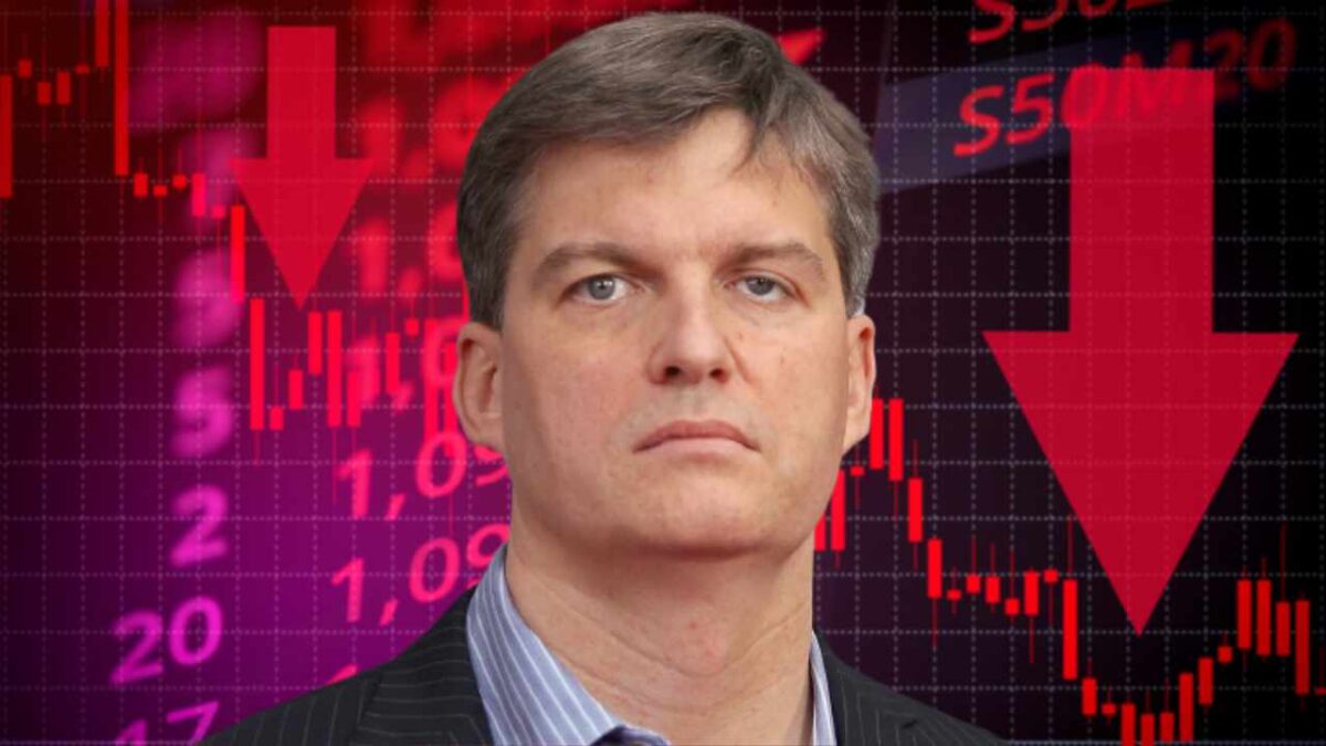 Michael Burry predice un desplome del nivel de 2008 mientras el mercado de las criptomonedas se desploma hoy