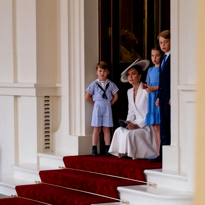 La princesa Carlota, el príncipe Luis y el príncipe Jorge / Foto: Instagram