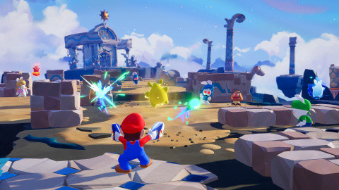 Mario + The Rabbids Sparks of Hope: El exclusivo de Nintendo Switch reúne a Mario, Bowser y Peach en vídeo, y es una pasada.