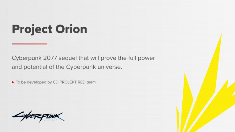 Cyberpunk 2077: "Orion"¡el gran anuncio de CD Projekt!