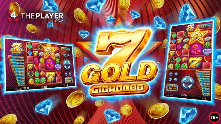 Todo lo que brilla es 7 Gold GigaBlox™ lanzado por 4ThePlayer a través de Yggdrasil
