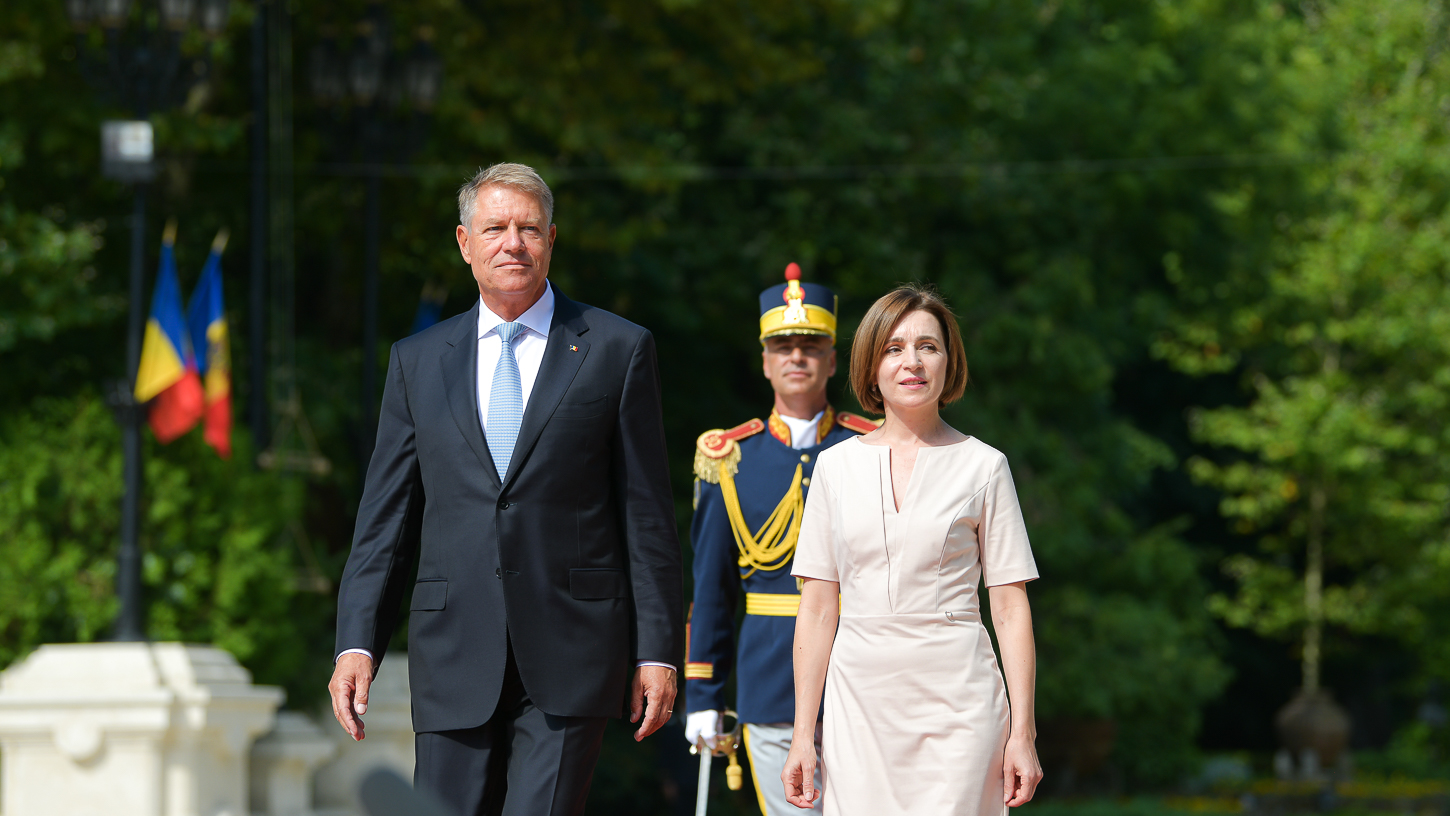 Klaus Iohannis, reunión con el Presidente de la República de Moldavia en el Palacio de Cotroceni / Cuando Maia Sandu llega a Rumanía