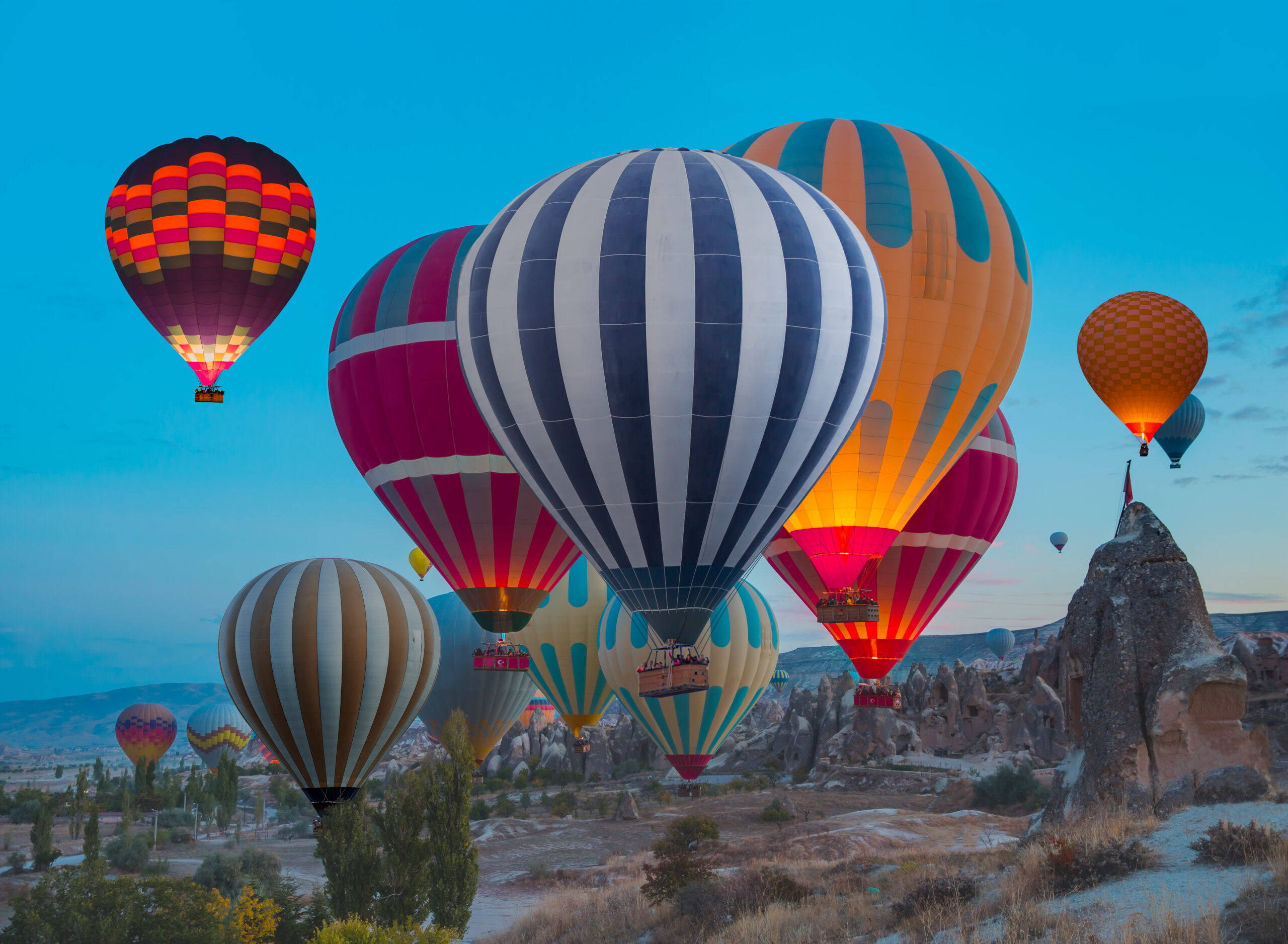 Dos personas pierden la vida al estrellarse un globo aerostático en Capadocia