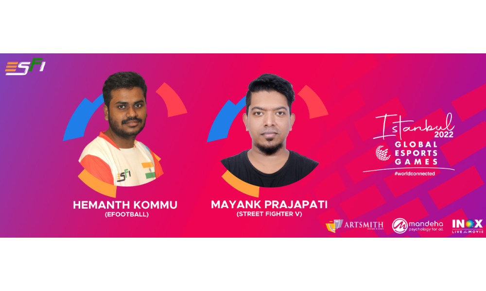 Mayank Prajapati y Hemanth Kommu representarán a la India en los Global Esports Games 2022