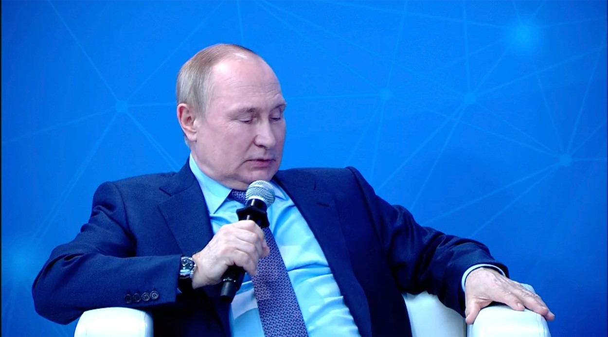 Vladimir Putin, discurso cínico sobre Ucrania: «Rusia tiene un gran respeto por el pueblo ucraniano»