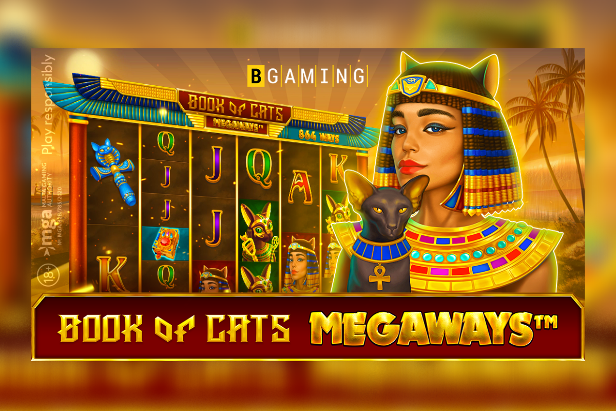 BGaming sube de nivel la experiencia del libro clásico en Book of Cats MEGAWAYS™