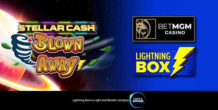 LIGHTNING BOX™ VIAJA AL OJO DE LA TORMENTA EN STELLAR CASH BLOWN AWAY™.