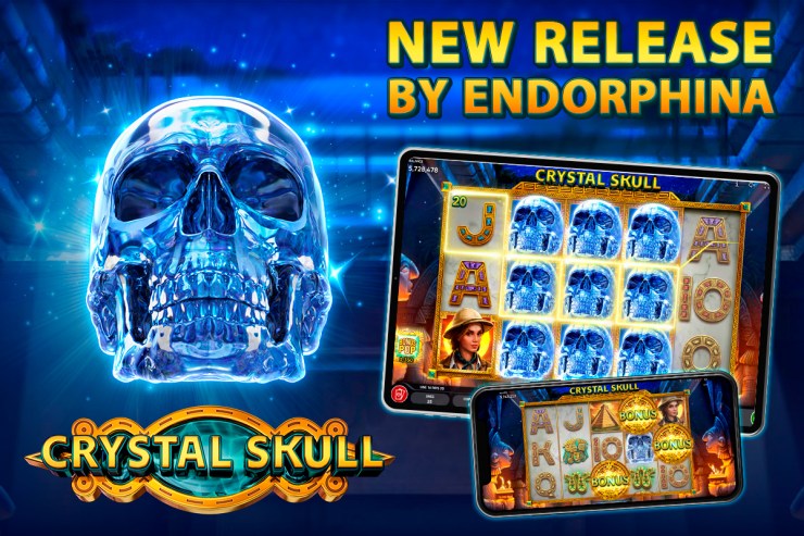 ¡Endorphina lanza su nueva tragamonedas de aventura Crystal Skull!