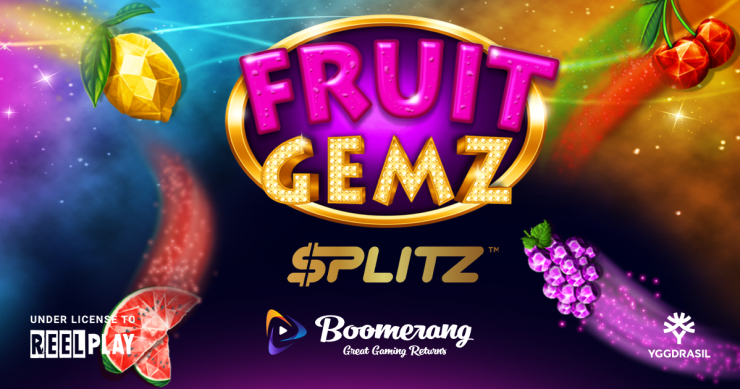 Yggdrasil y Boomerang lanzan un éxito retro en Fruit Gemz Splitz™