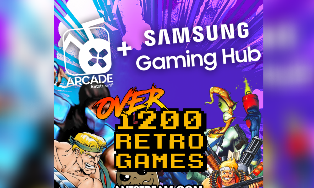 Antstream Arcade anuncia su asociación con Samsung Gaming Hub