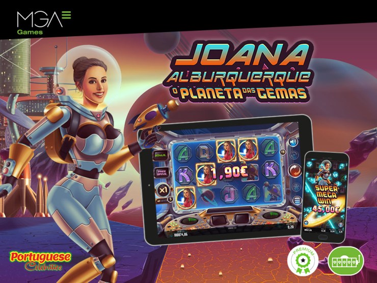 La nueva producción de MGA Games Portuguese Celebrities sorprende a los jugadores con Joana Alburquerque O Planeta das Gemas