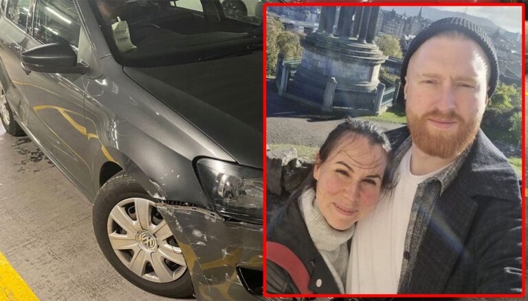 La pareja de la foto dejó su coche en el aparcamiento de pago del aeropuerto. Increíble cómo encontraron su coche y la cantidad de dinero que pagaron después de sólo 2 días