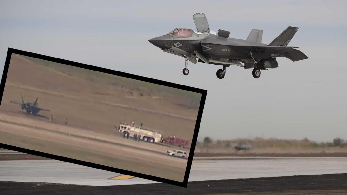 Un caza F-35 se estrelló en Texas. La maniobra de última hora que salvó la vida del piloto | VÍDEO