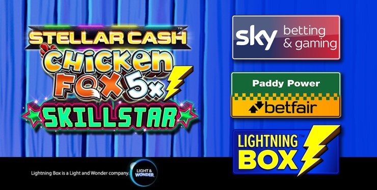 Lightning Box desvela una combinación ganadora con Stellar Cash Chicken Fox 5x Skillstar