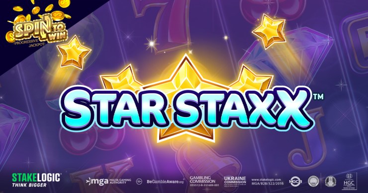Lánzate al universo de las grandes ganancias con Star Staxx de Stakelogic.