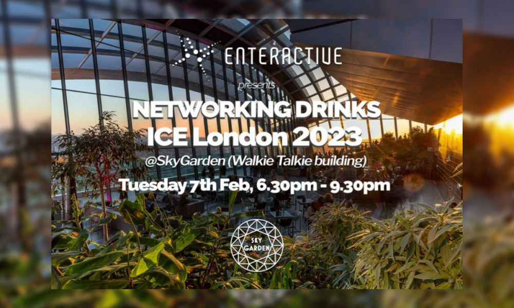 Enteractive se apodera de SkyGarden para el evento de networking ICE ’23 Enteractive se apodera de SkyGarden para el evento de networking ICE ’23