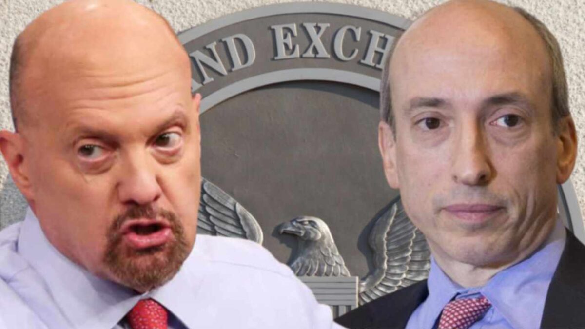 Jim Cramer da las gracias al presidente de la SEC por plantar cara a los «matones de las criptomonedas» que buscan la aprobación del ETF Spot Bitcoin Jim Cramer da las gracias al presidente de la SEC por plantar cara a los «matones de las criptomonedas» que buscan la aprobación del ETF Spot Bitcoin