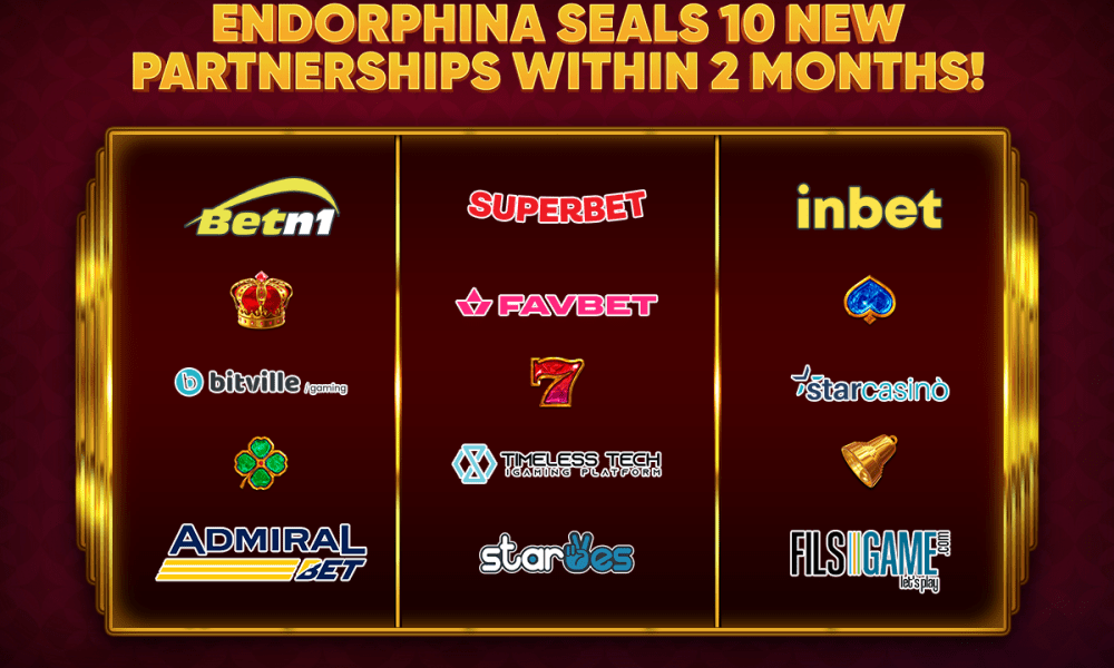 ¡Endorphina cierra 10 nuevas alianzas en 2 meses!