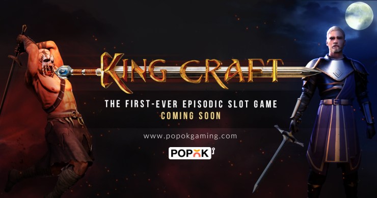 PopOK Gaming presenta KingCraft: Un juego de tragaperras episódico con una historia envolvente