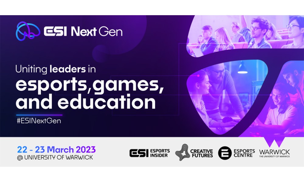 Esports Insider y la Universidad de Warwick anuncian la agenda de ESI Next Gen, la primera conferencia del Reino Unido dedicada a los deportes electrónicos y los videojuegos en la educación