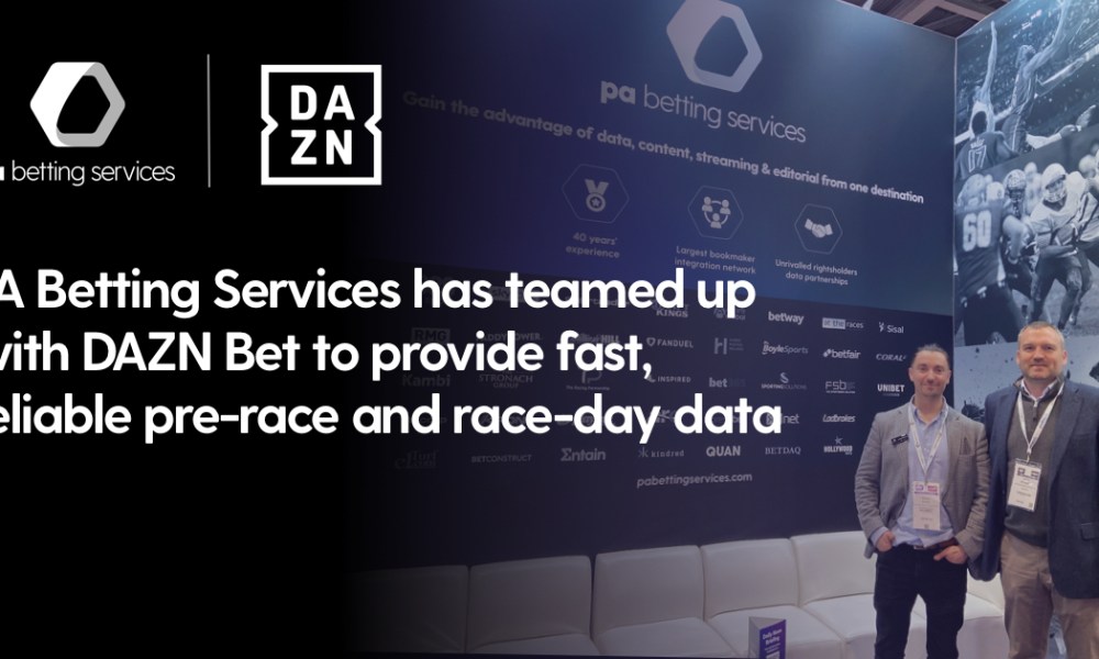 PA Betting Services se ha asociado con DAZNBET para proporcionar datos rápidos y fiables antes y el mismo día de la carrera.