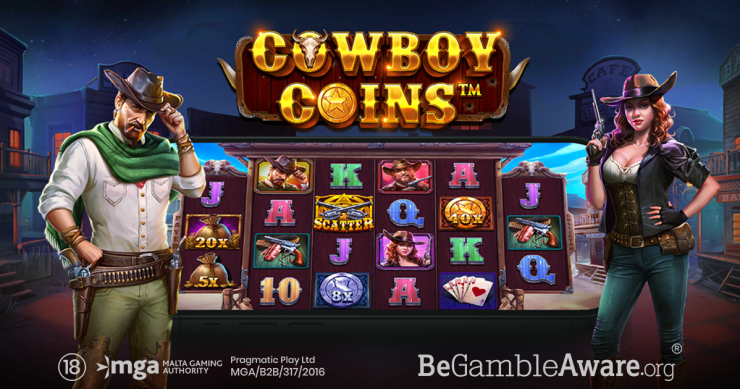 PRAGMATIC PLAY SE DIRIGE AL OESTE EN BUSCA DE GRANDES GANANCIAS EN COWBOY COINS™.