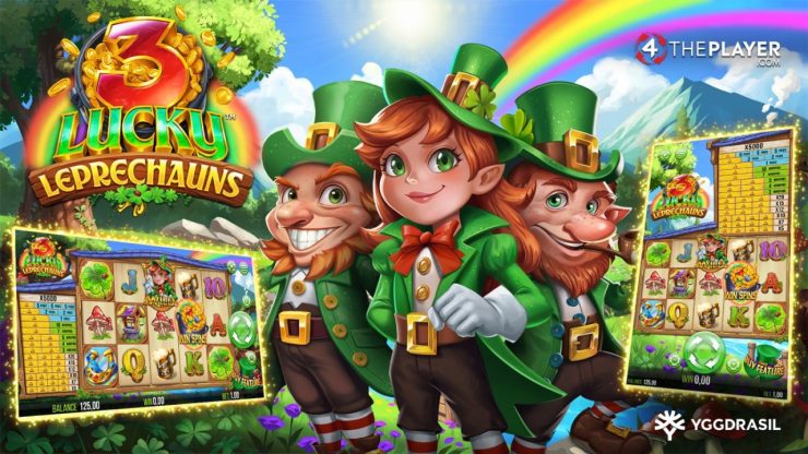 ¡Yggdrasil viaja al final del arco iris en 3 Lucky Leprechauns!