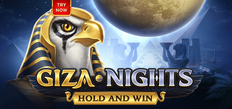 Haz un viaje místico por Egipto en Giza Nights de Playson: Hold and Win