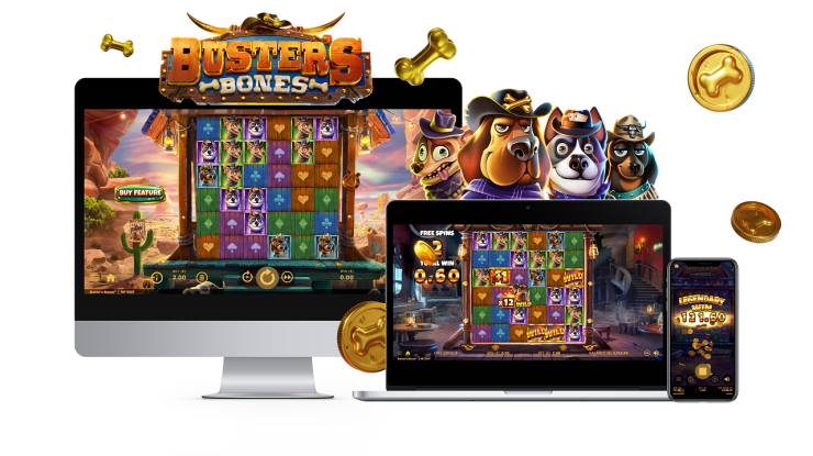 El nuevo juego Buster's BonesTM de NetEnt trae características y personajes con patas.